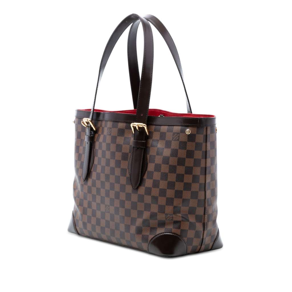 Louis Vuitton Damier Ebene Hampstead MM Brown Good condition - Back View