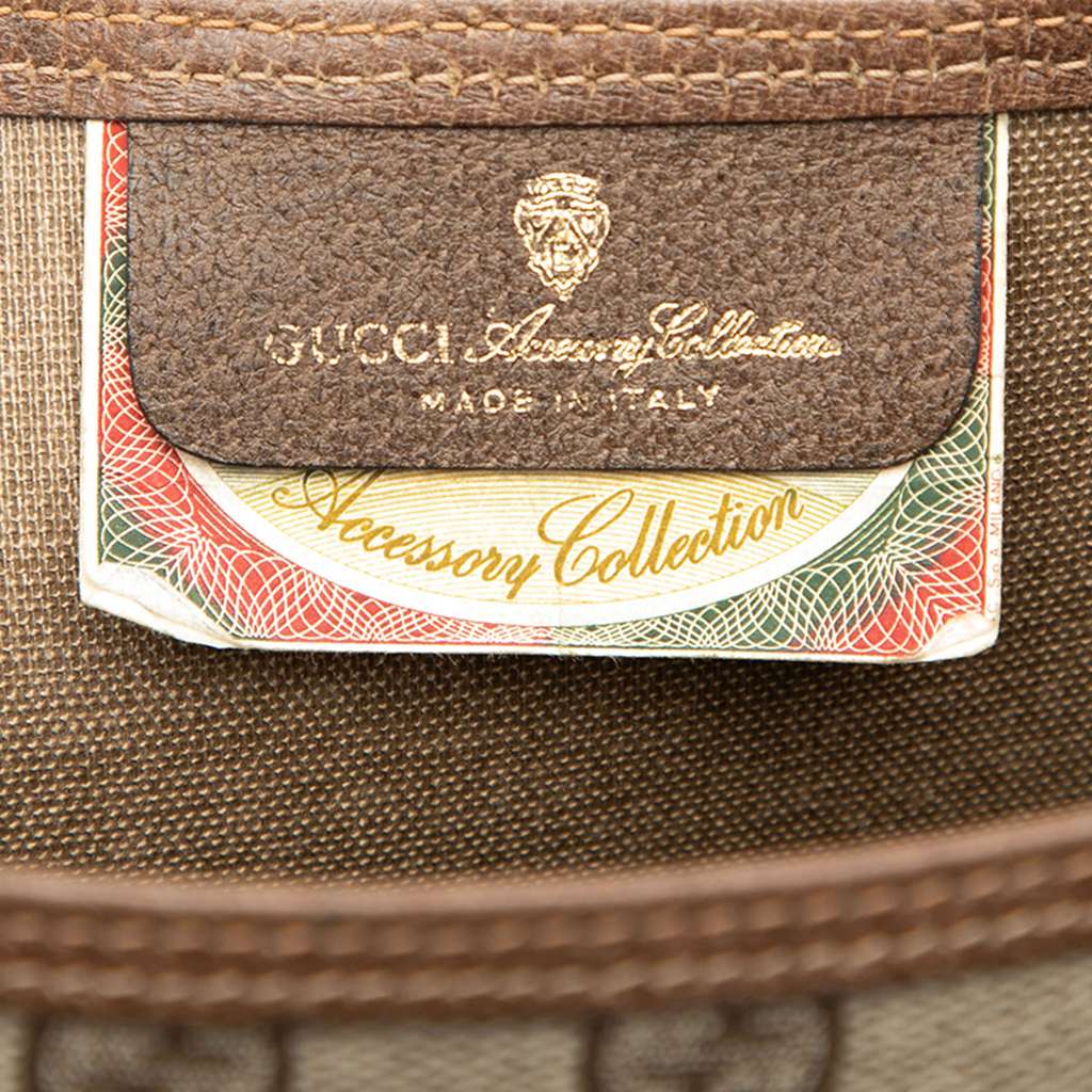 Gucci GG Supreme Web Tote Beige Canvas Good condition - Box View