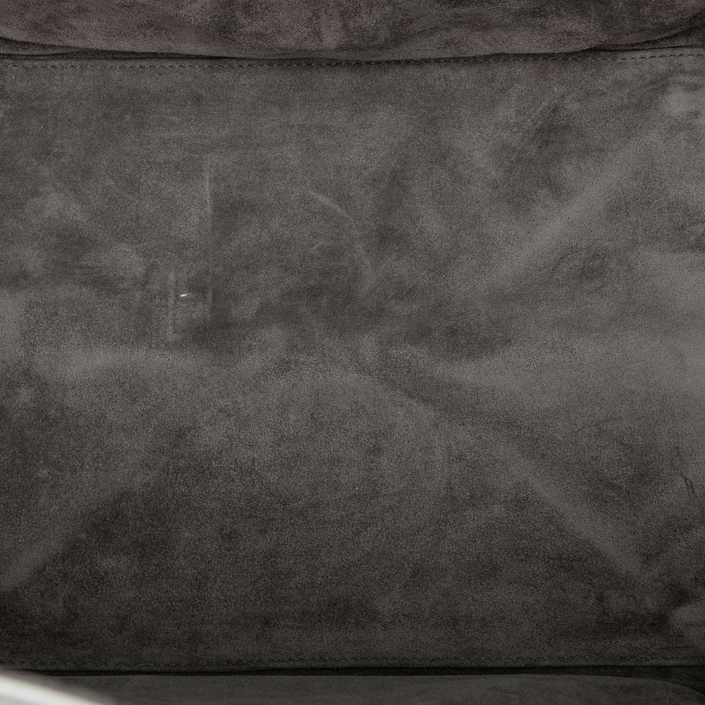 Celine Medium Leather Phantom Luggage Tote White Leather Good condition - Model View