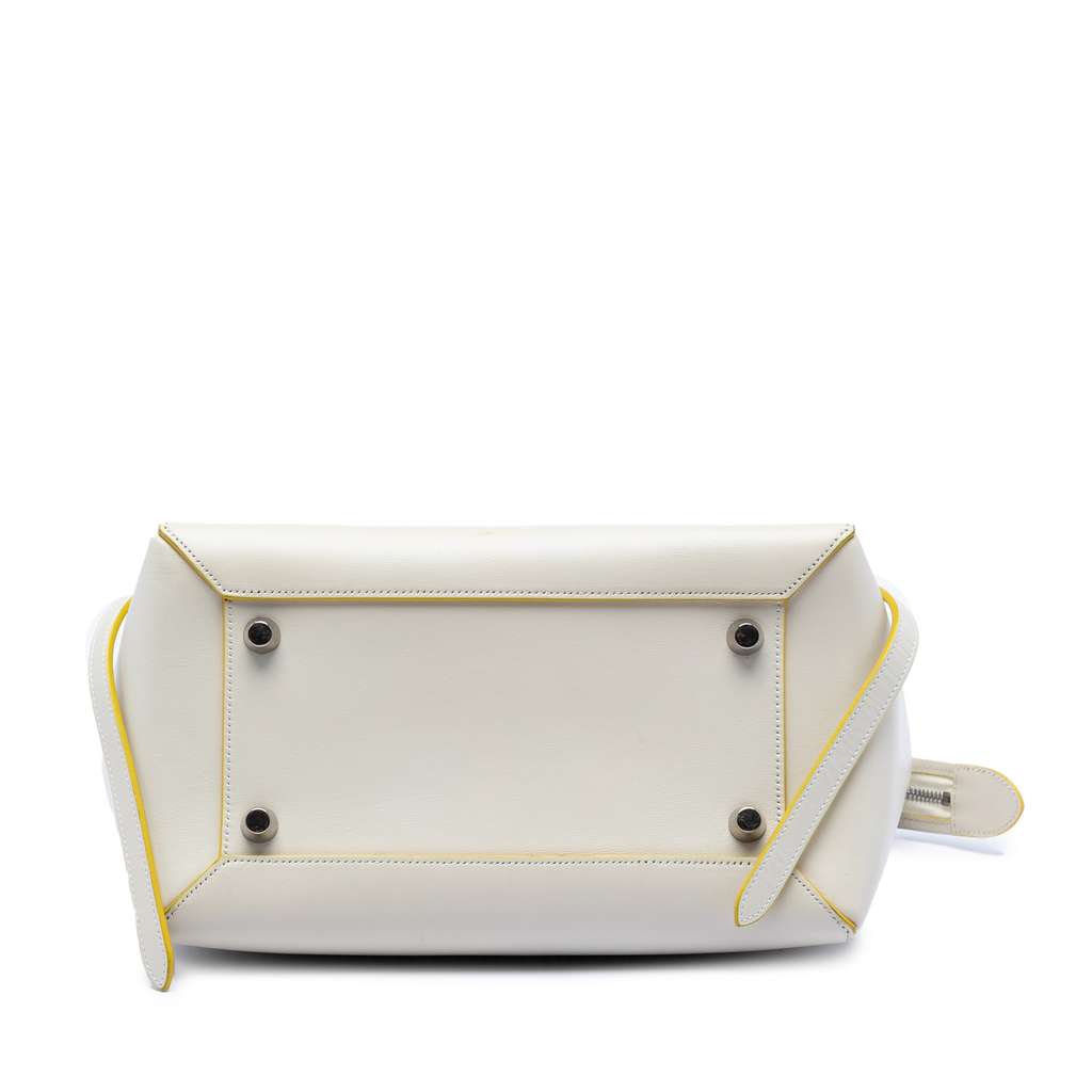 Celine Mini Smooth Calfskin Belt Bag White Leather Good condition - Inside View