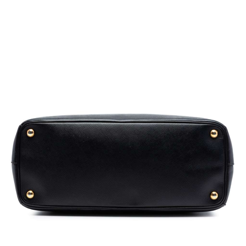 Prada Saffiano Lux Parabole Tote Black Leather Good condition - Inside View