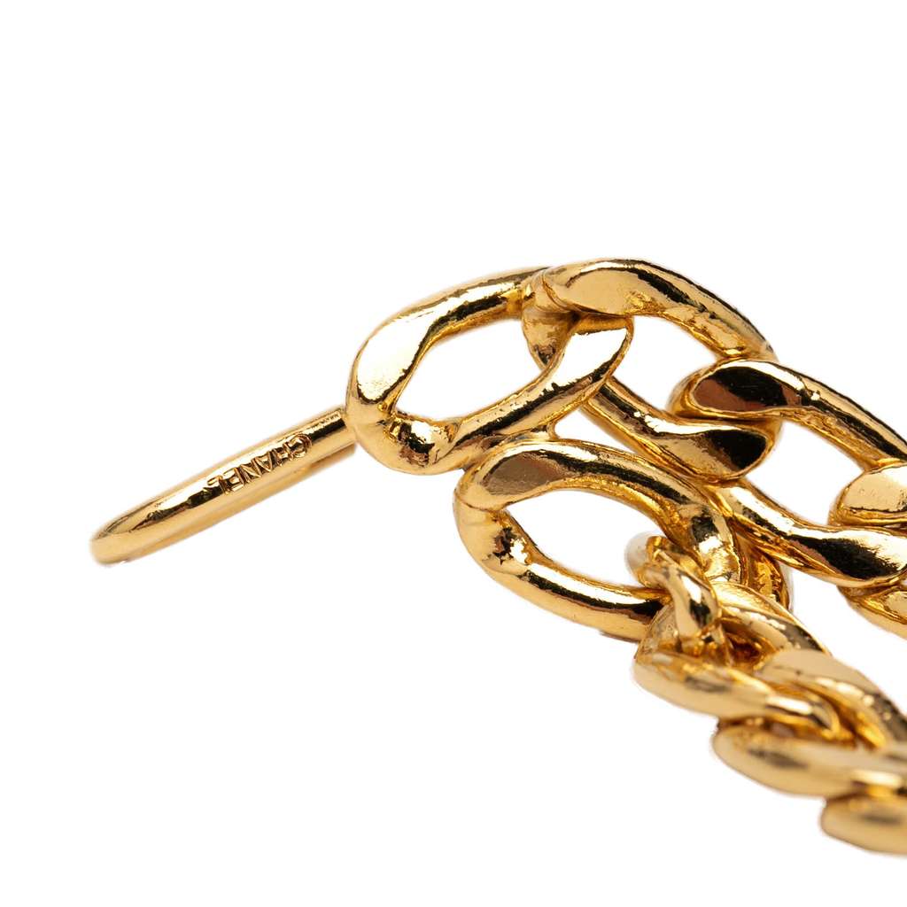 Chanel Gold Plated Medallion Rue Cambon Chain Belt Gold Metal Good condition - Back View