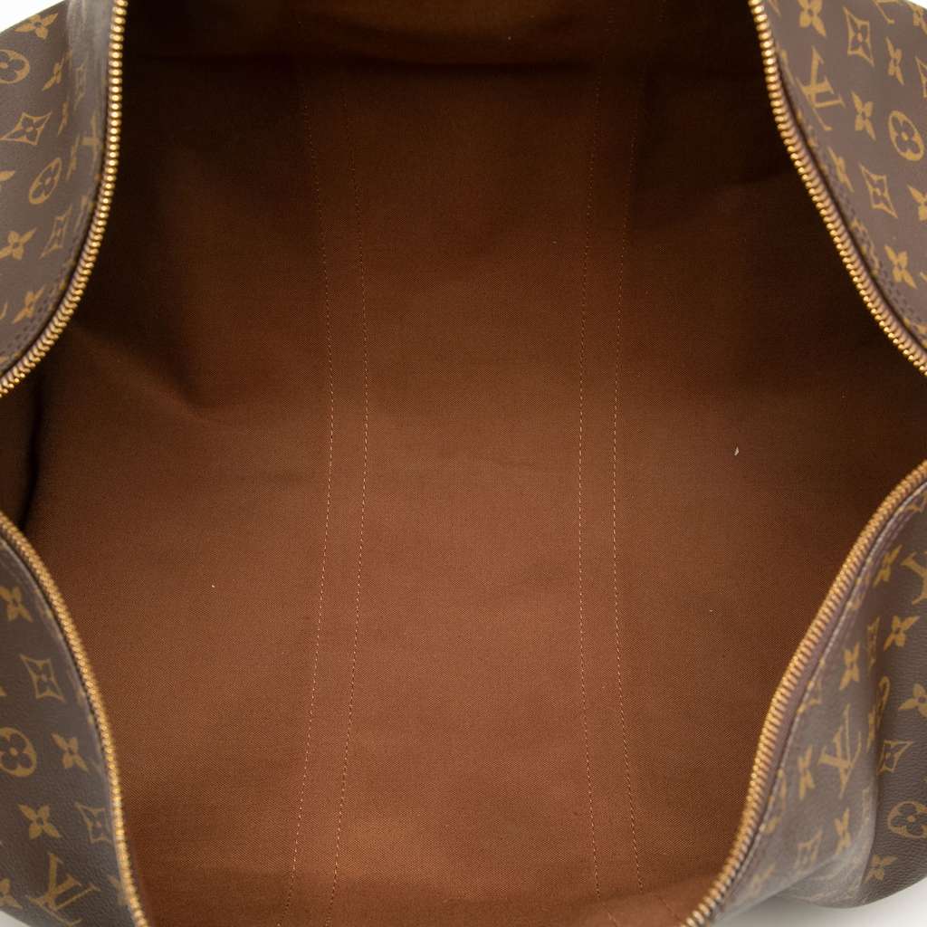 Louis Vuitton Monogram Keepall 55 Brown Good condition - Model View