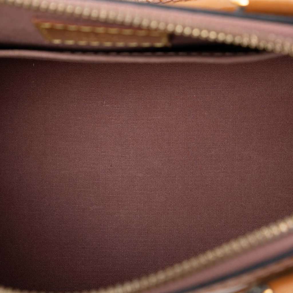 Louis Vuitton Monogram Vernis Alma BB Brown Leather Good condition - Model View
