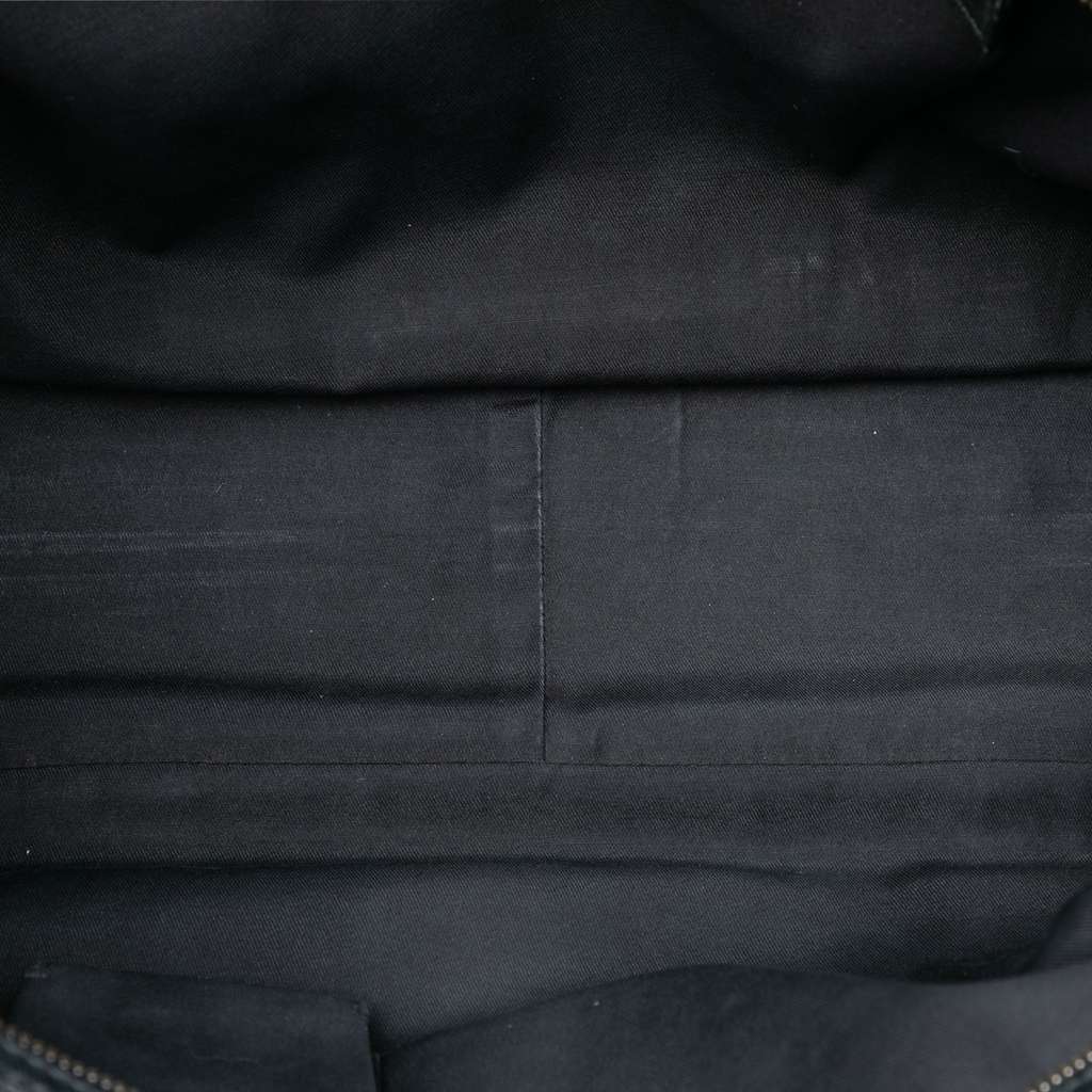 Gucci GG Canvas Web Business Bag Black Canvas Good condition - Model View