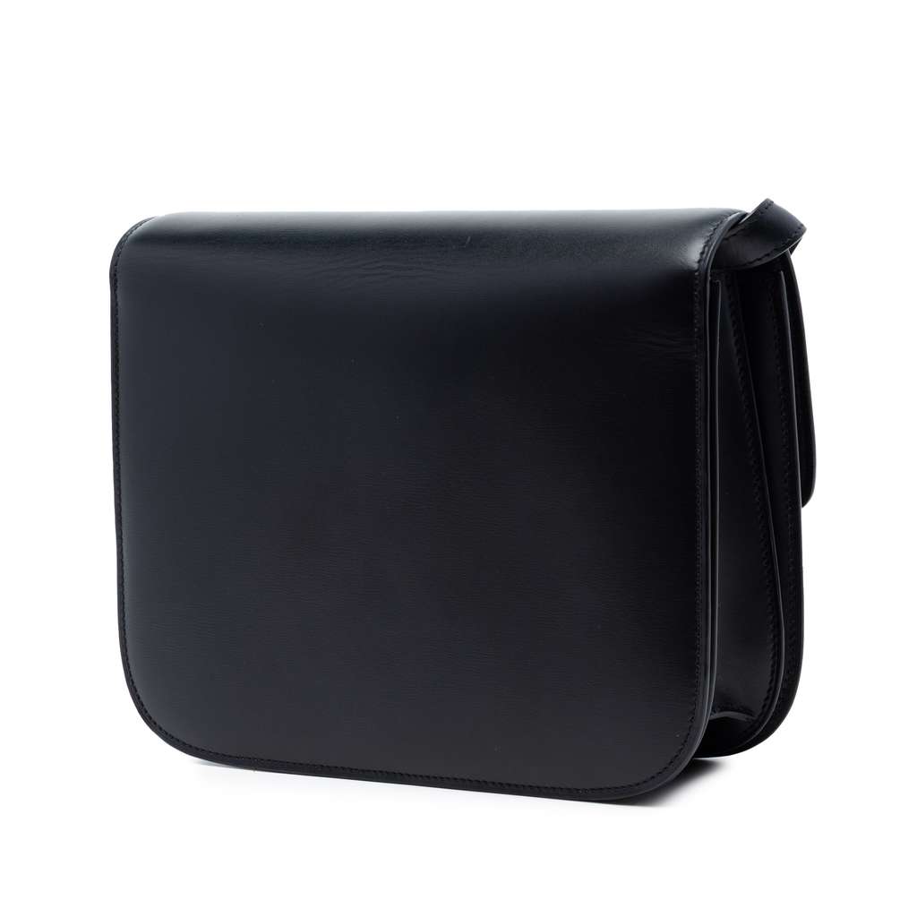 Celine Medium Calfskin Classic Box Black Leather Good condition - Back View