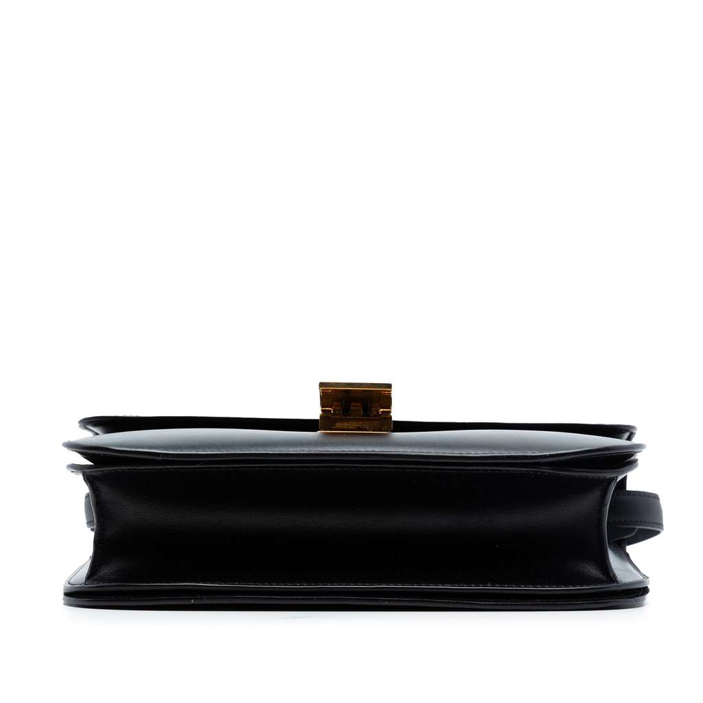 Celine Medium Calfskin Classic Box Black Leather Good condition - Inside View
