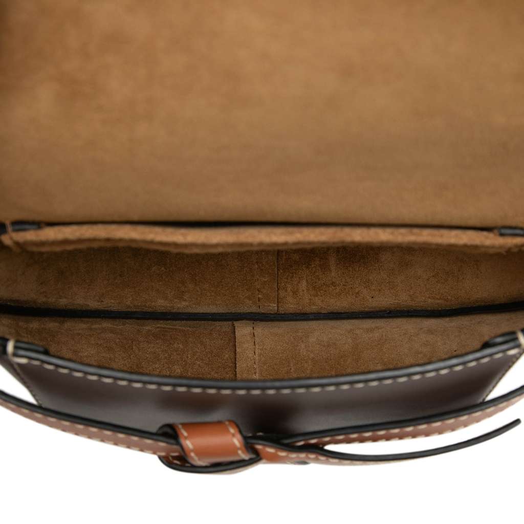 Loewe Mini Tricolor Leather Gate Crossbody Red Leather Good condition - Model View