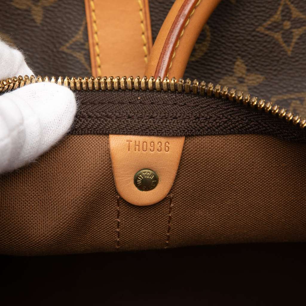 Louis Vuitton Monogram Keepall Bandouliere 55 Brown Good condition - Box View