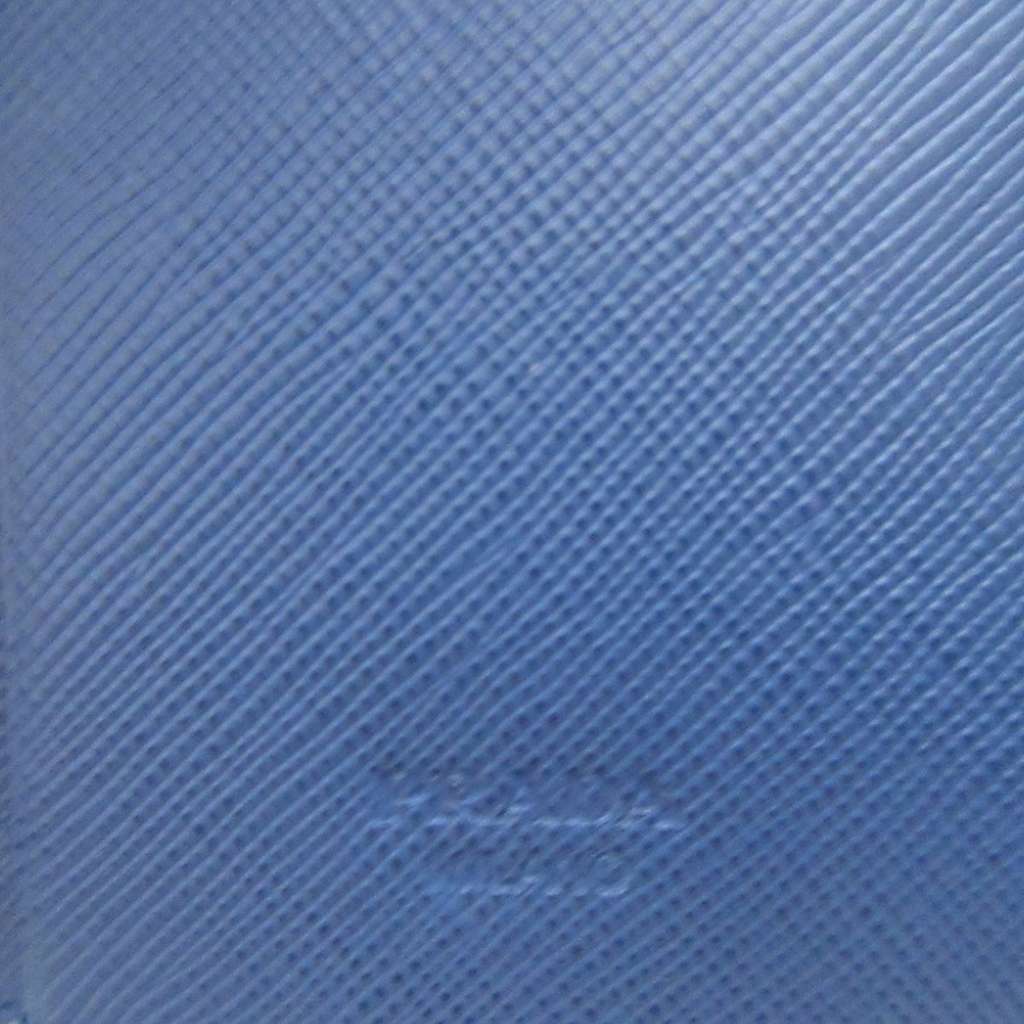 Prada Saffiano Key Holder Blue Leather Good condition - Model View