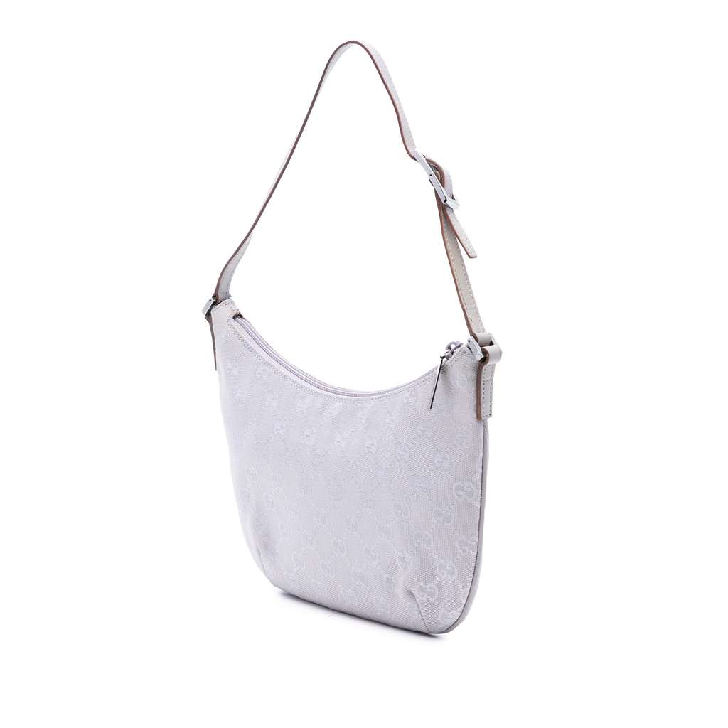 Gucci GG Canvas Shoulder Bag Purple Canvas Good condition - Back View