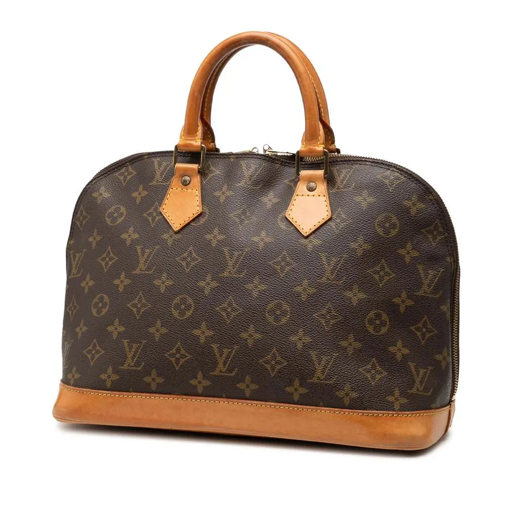 Louis Vuitton Monogram Alma PM Brown Very good - Back View
