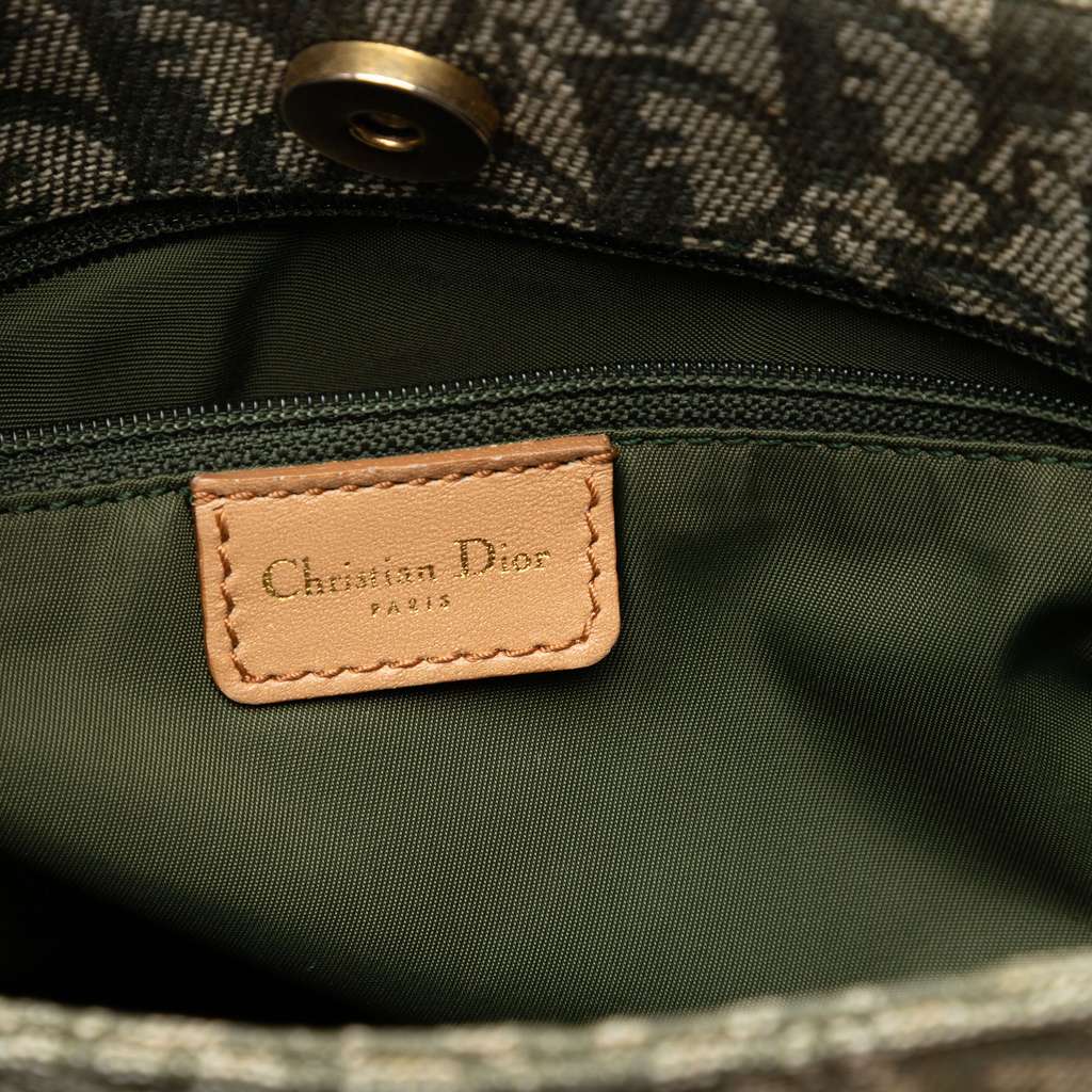 Dior Diorissimo Trotter Canvas Tote Green Canvas Good condition - Box View