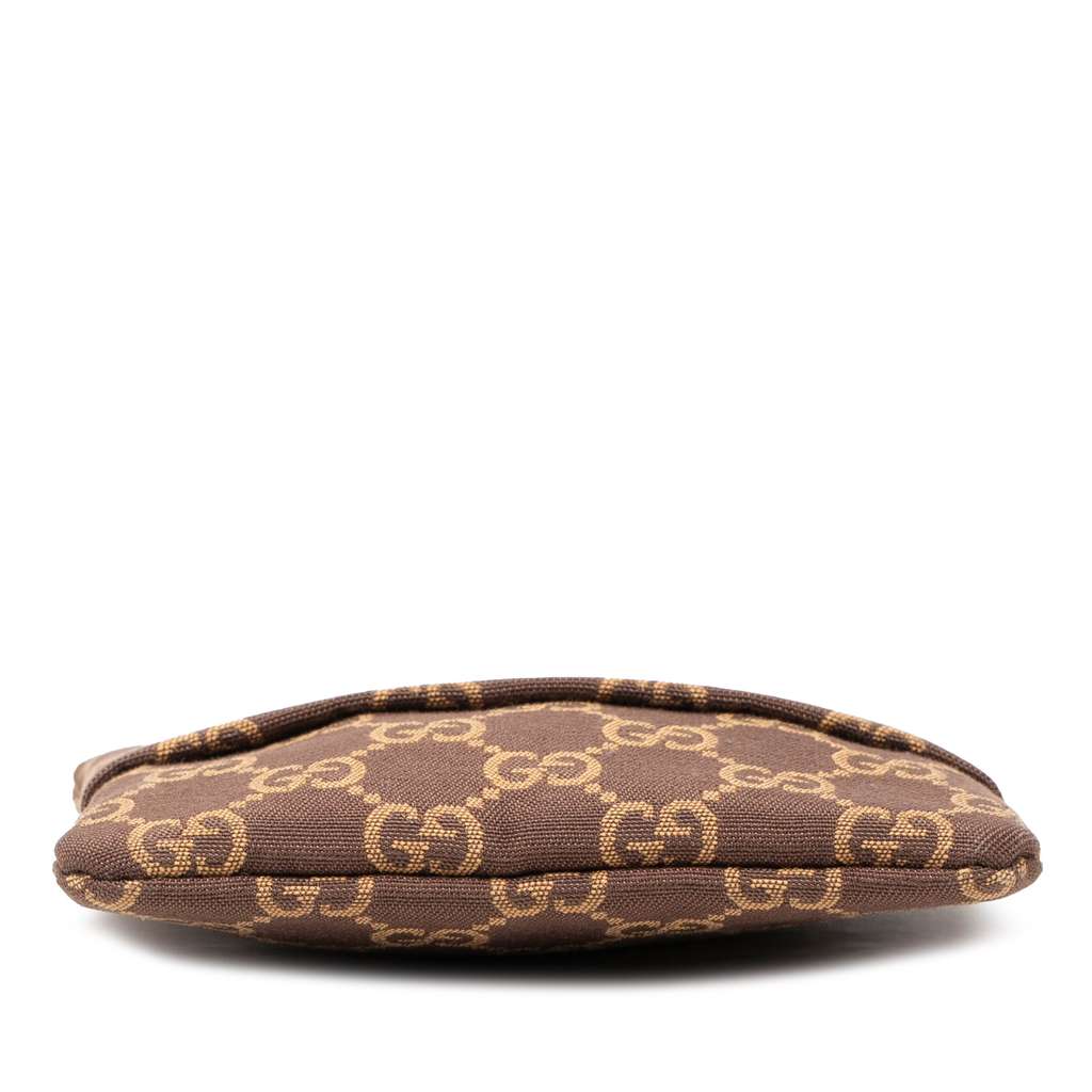 Gucci GG Canvas Compact Wallet Brown Canvas Good condition - Inside View