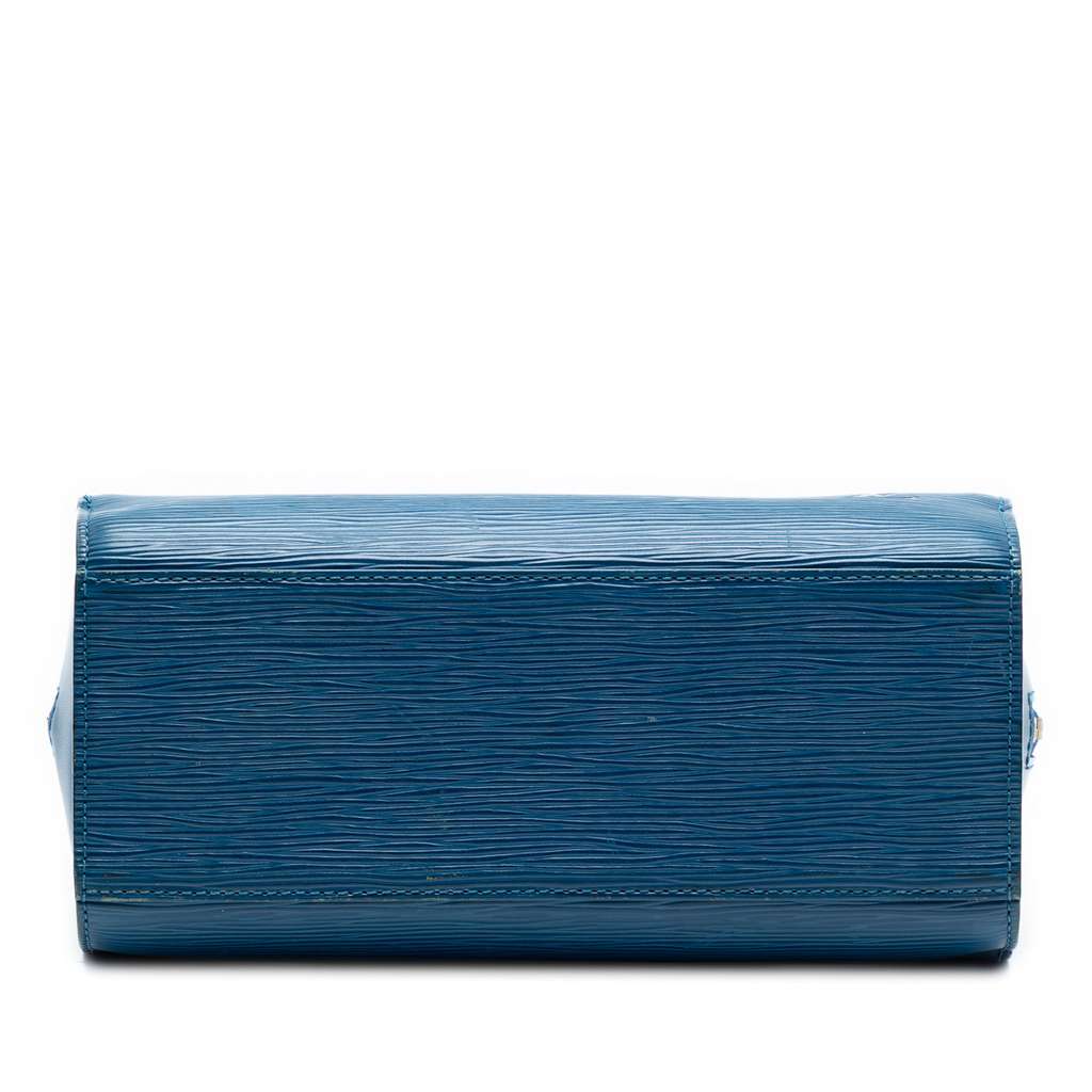 Louis Vuitton Epi Pont Neuf PM Blue Leather Good condition - Inside View