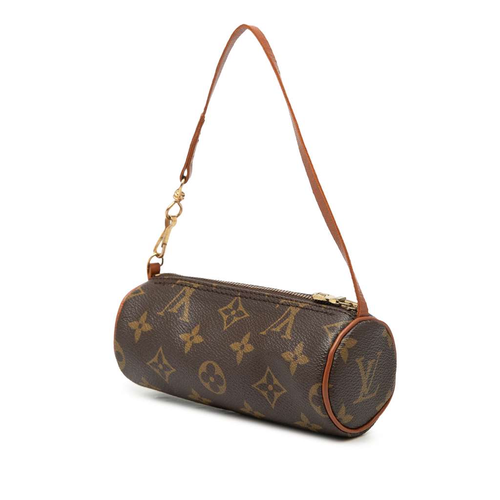 Louis Vuitton Monogram Papillon Pochette Brown Good condition - Back View