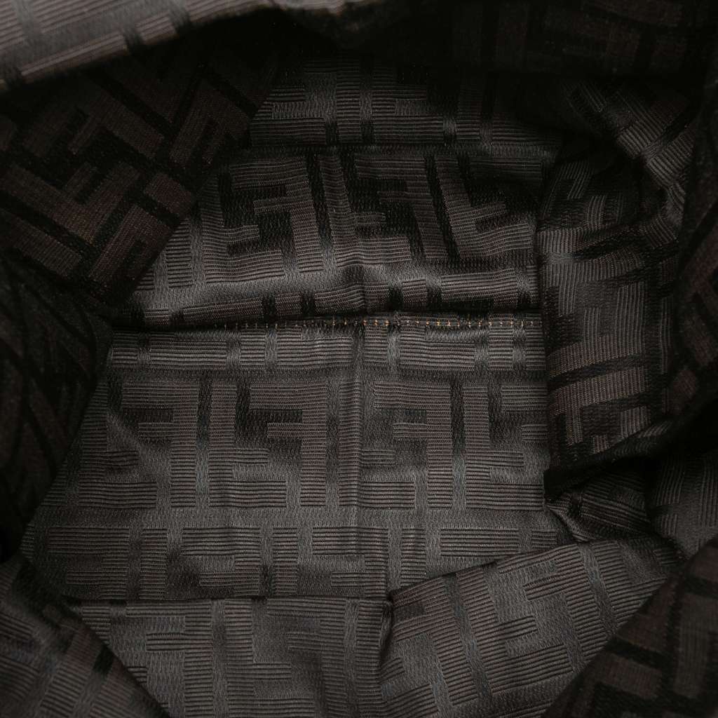 Fendi Zucca Canvas and Nylon Foldable Tote Brown Canvas Good condition - Model View