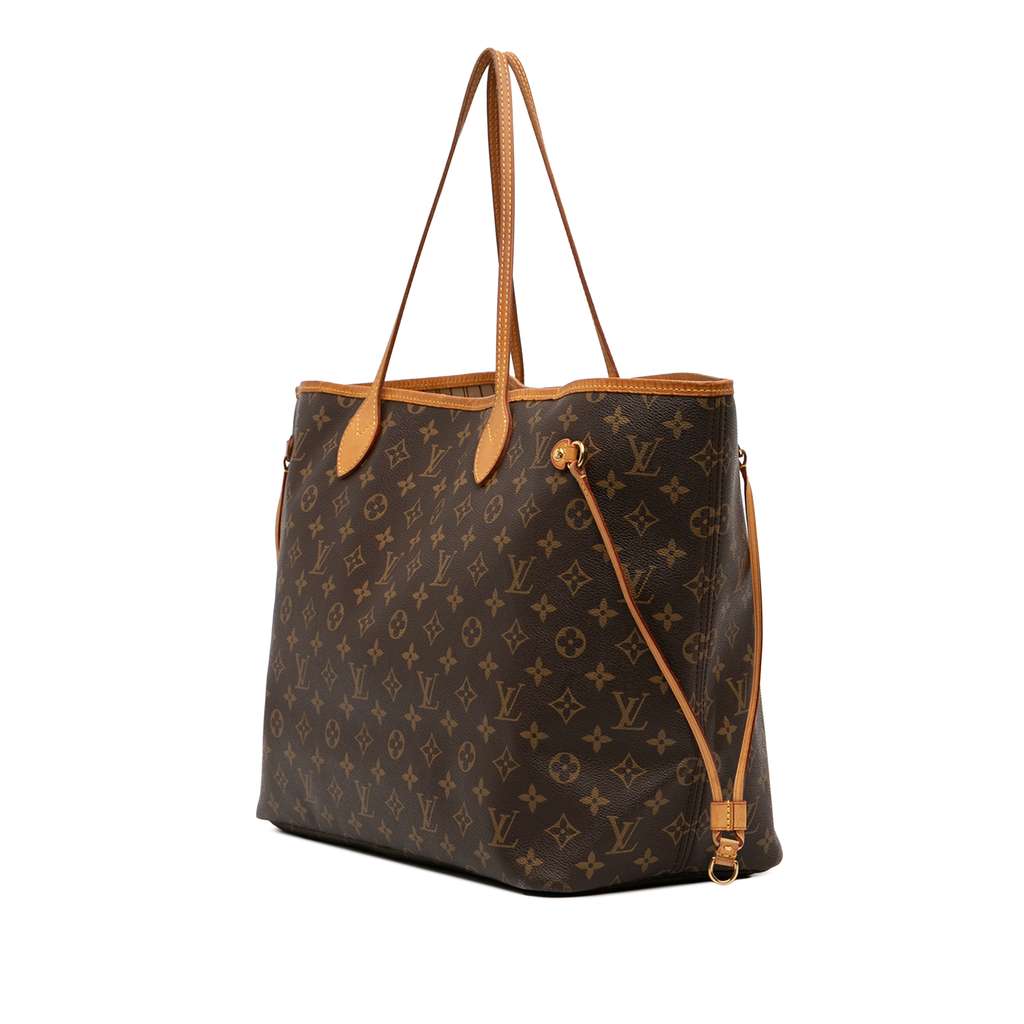 Louis Vuitton Monogram Neverfull GM Brown Good condition - Back View