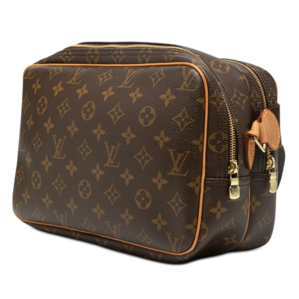 Louis Vuitton Monogram Reporter PM Brown Good condition - Back View