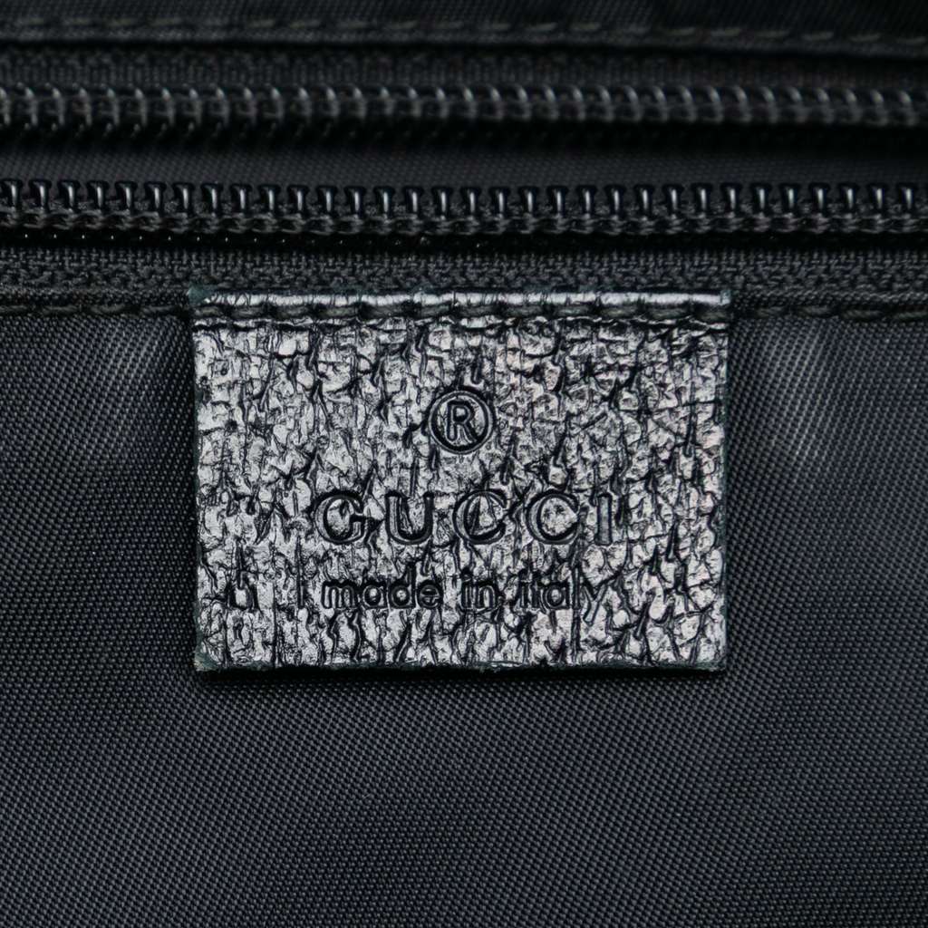 Gucci GG Canvas Web Tote Black Canvas Good condition - Box View