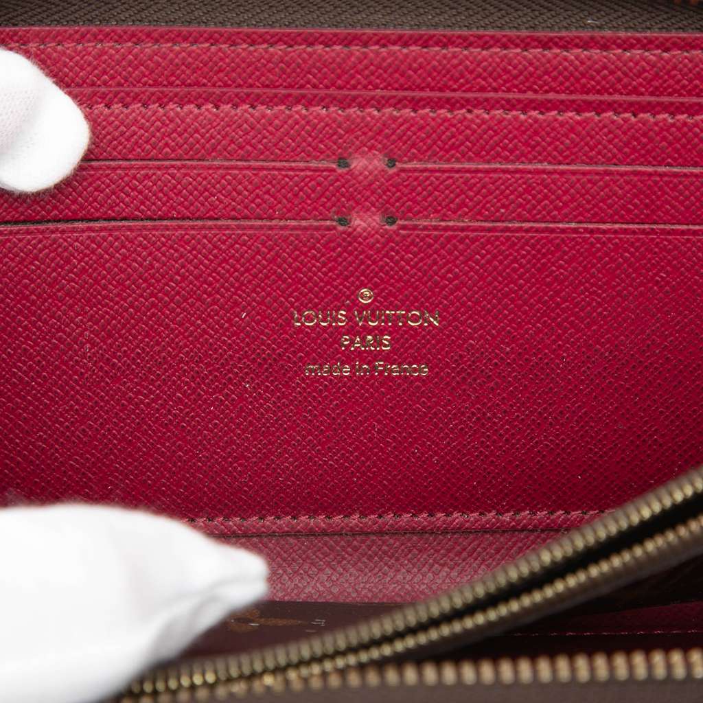 Louis Vuitton Monogram Clemence Wallet Brown Good condition - Box View