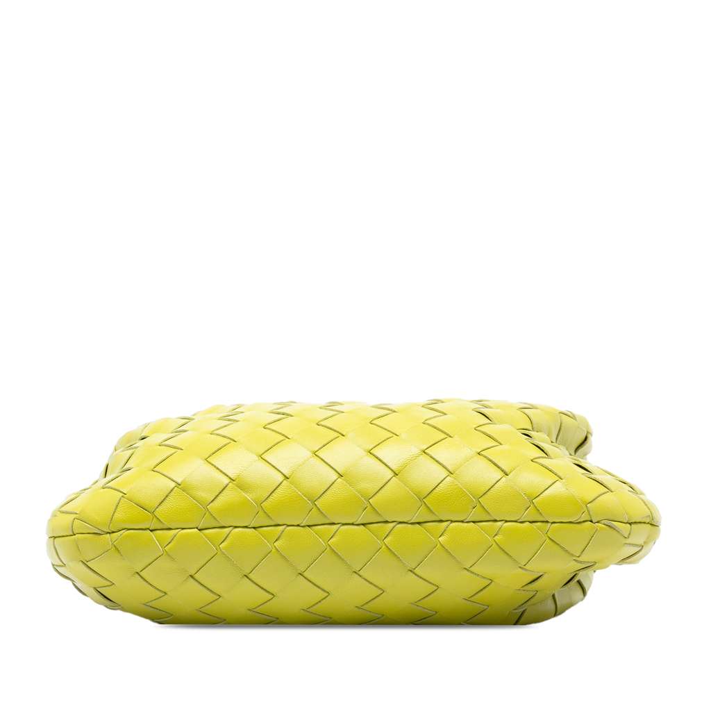 Bottega Veneta Mini Nappa Intrecciato Jodie Green Leather Good condition - Inside View