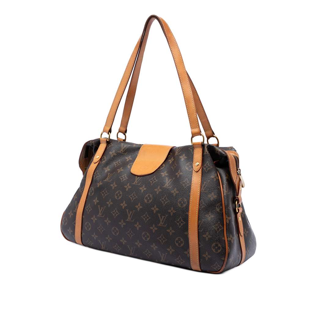 Louis Vuitton Monogram Stresa GM Brown Good condition - Back View