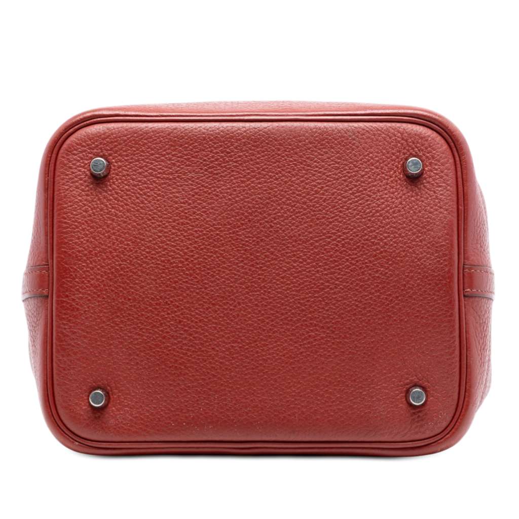 Hermès Clemence Picotin Lock 22 Red Leather Good condition - Inside View