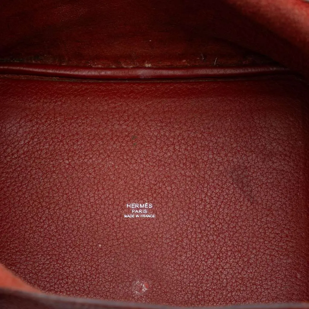 Hermès Clemence Picotin Lock 22 Red Leather Very good - Model View