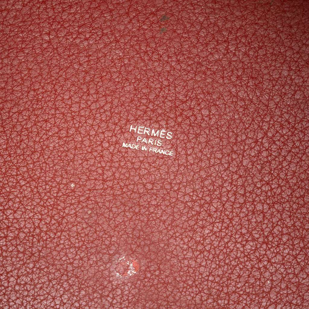 Hermès Clemence Picotin Lock 22 Red Leather Good condition - Box View