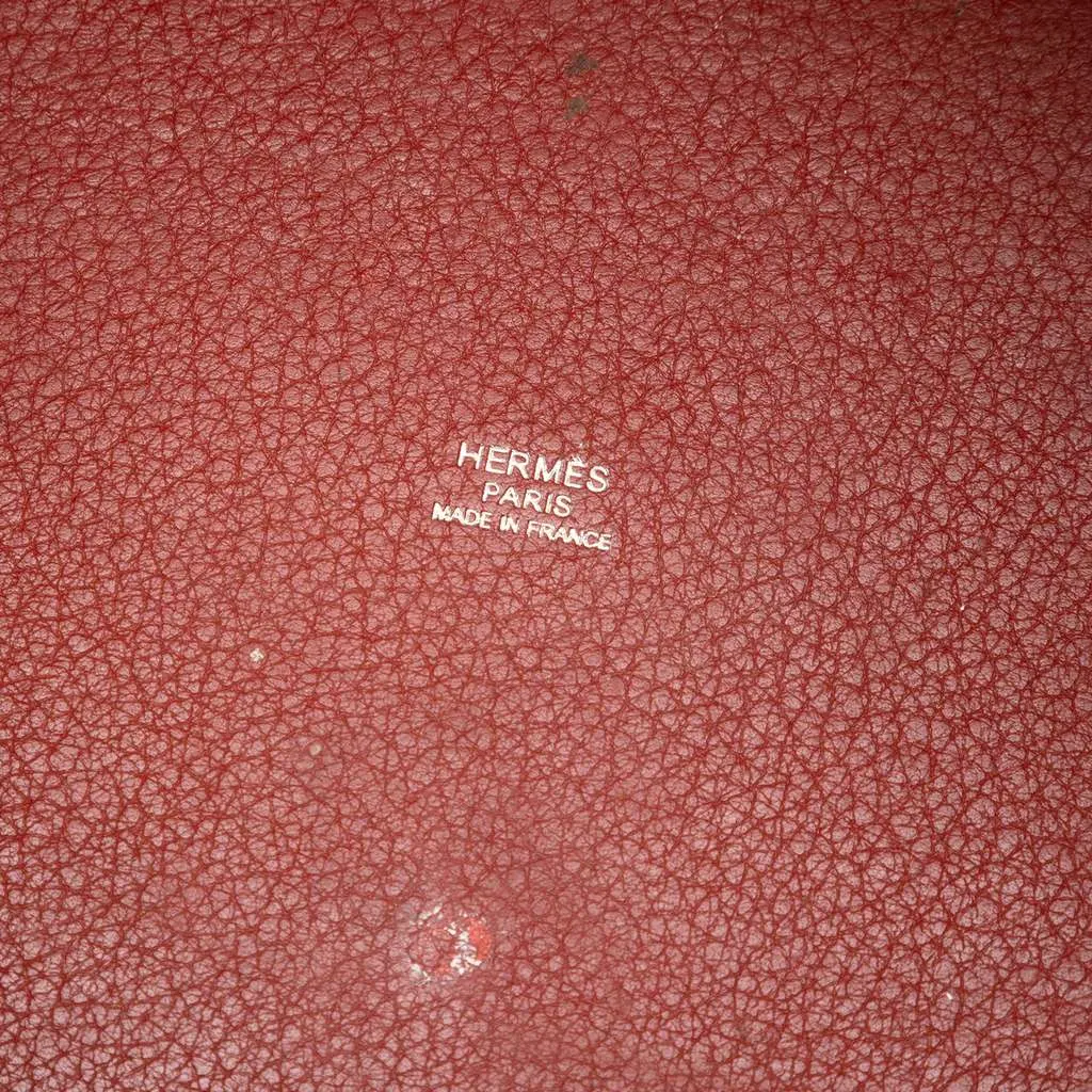 Hermès Clemence Picotin Lock 22 Red Leather Very good - Box View