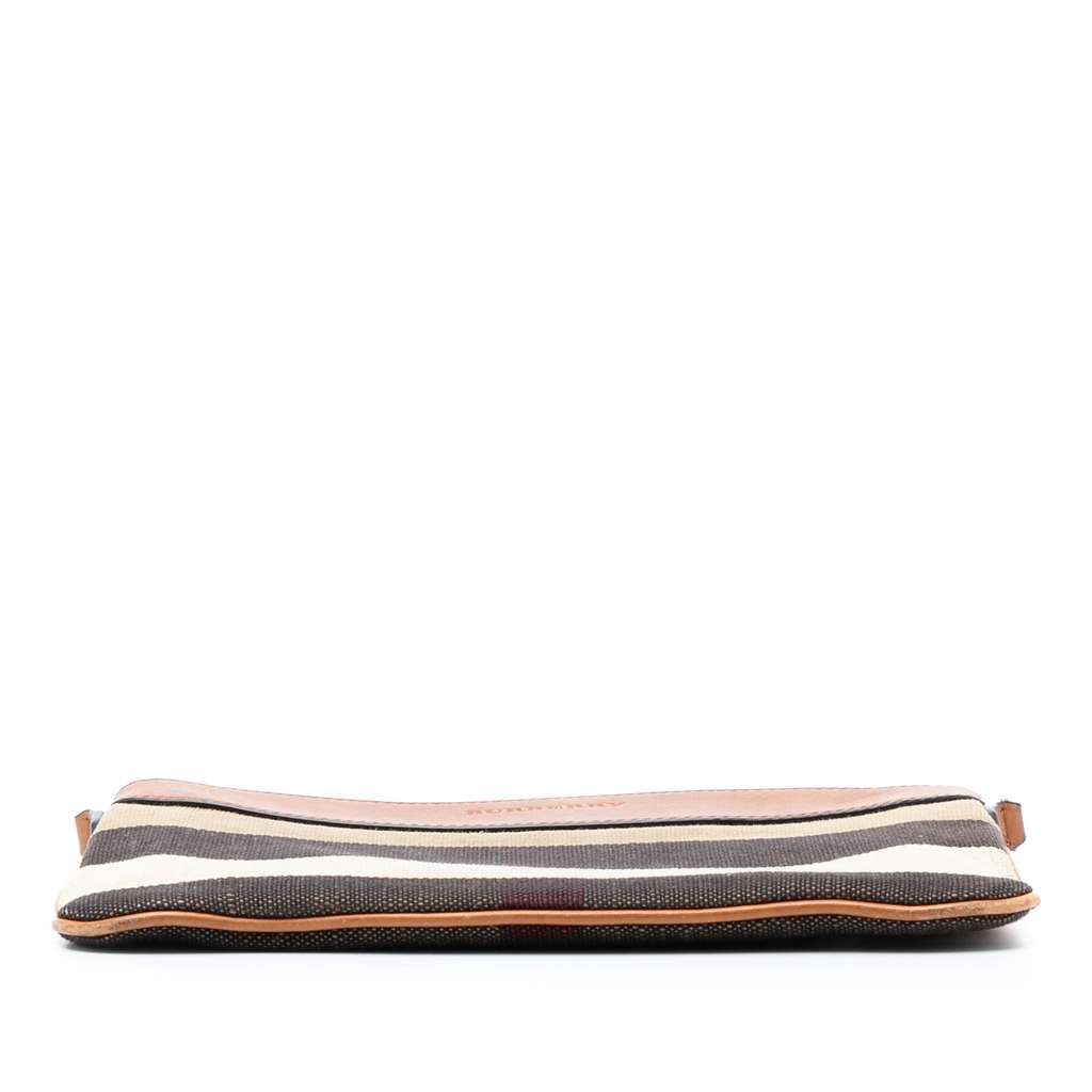 Burberry Mega Check Canvas Peyton Crossbody Brown Canvas Good condition - Inside View