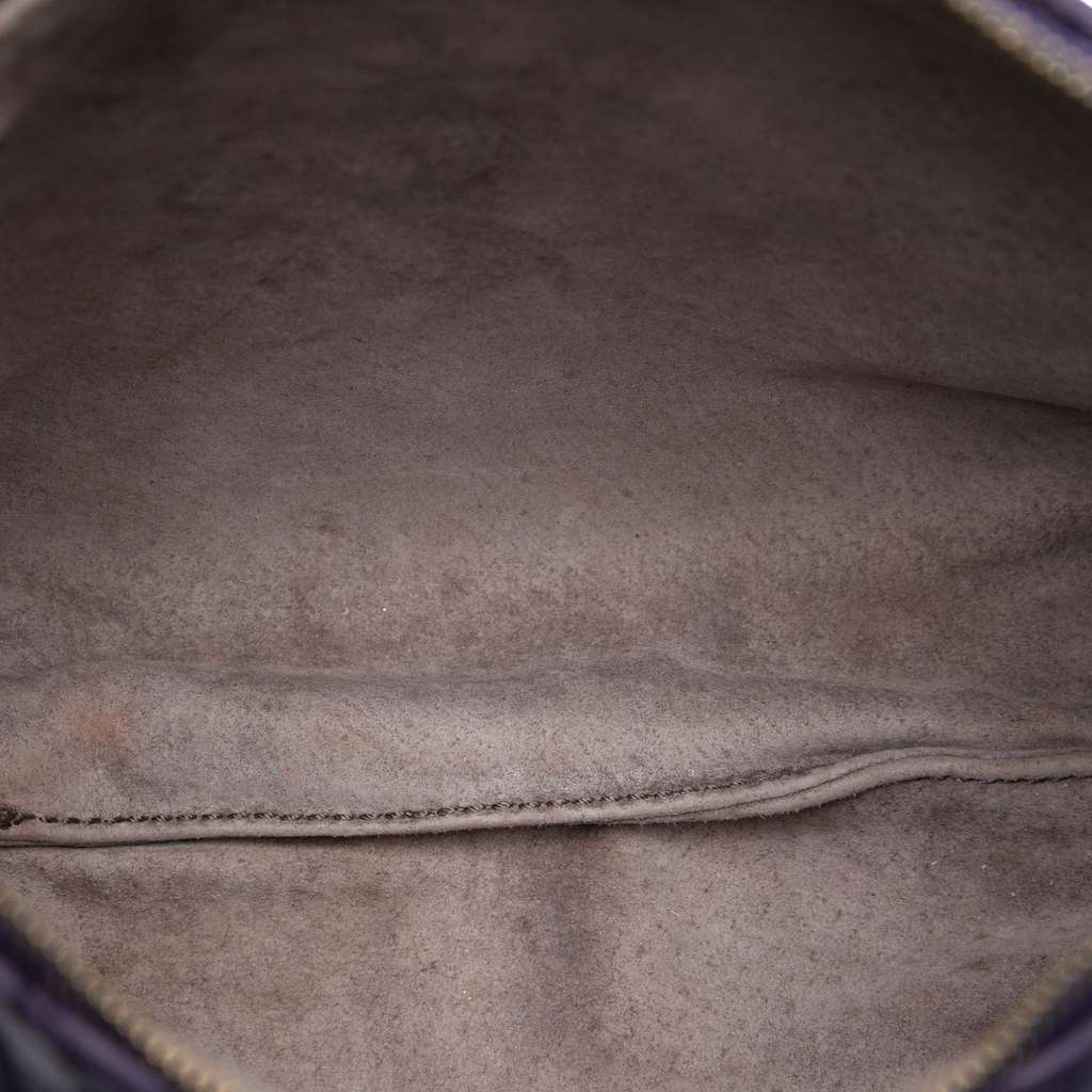 Bottega Veneta Nappa Intrecciato Crossbody Purple Leather Good condition - Model View