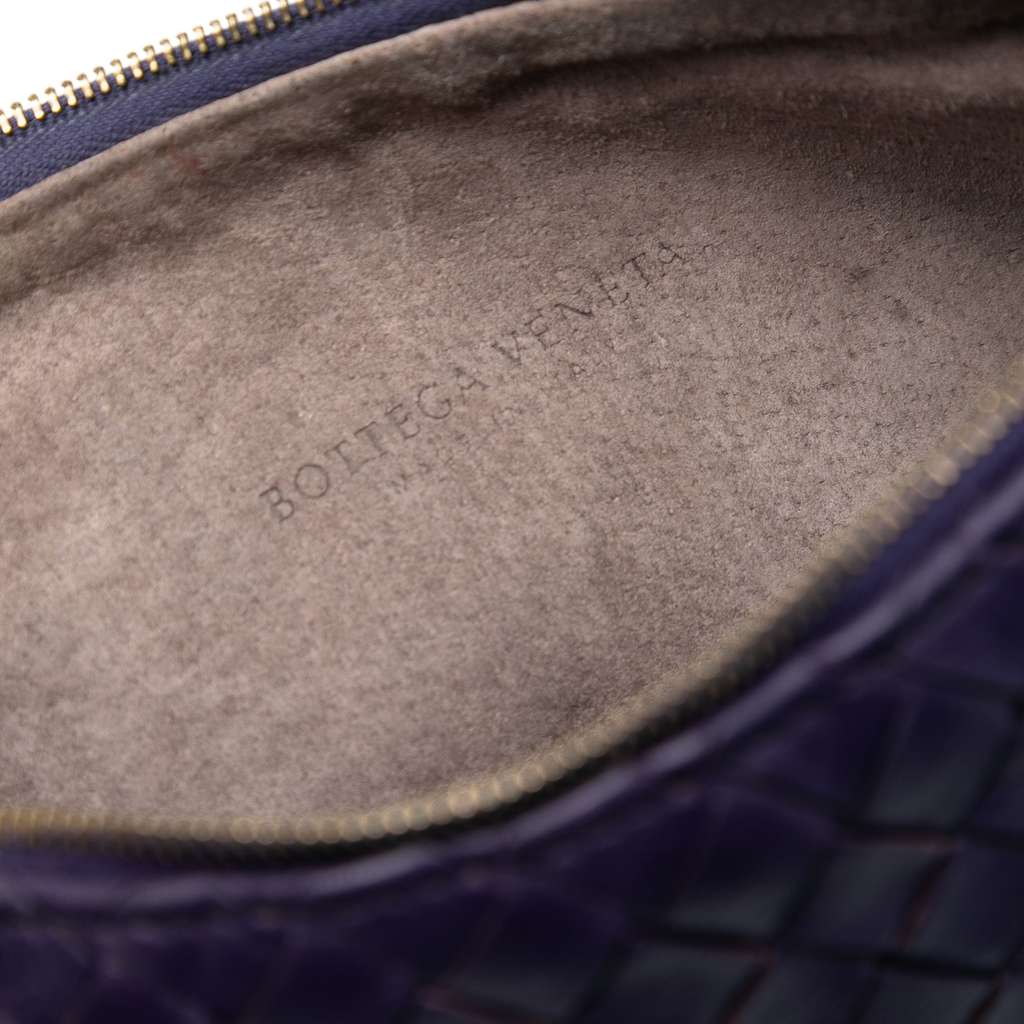 Bottega Veneta Nappa Intrecciato Crossbody Purple Leather Good condition - Box View