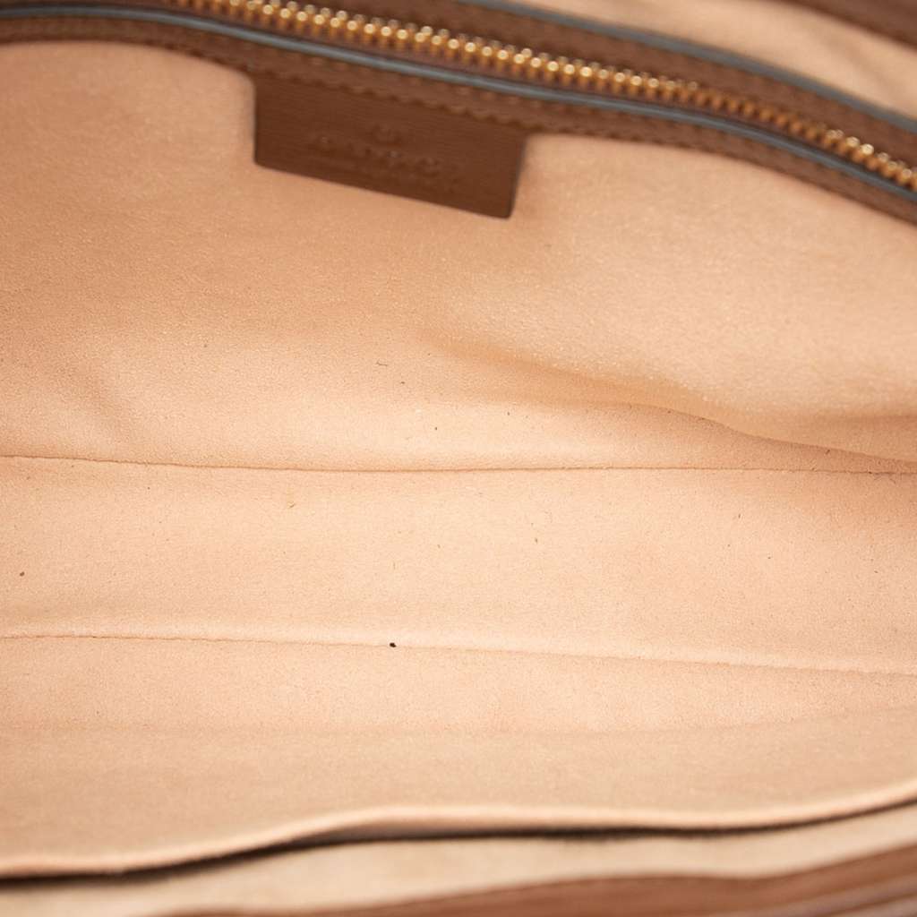 Gucci Small GG Supreme Web Jackie 1961 Crossbody Beige Canvas Good condition - Model View