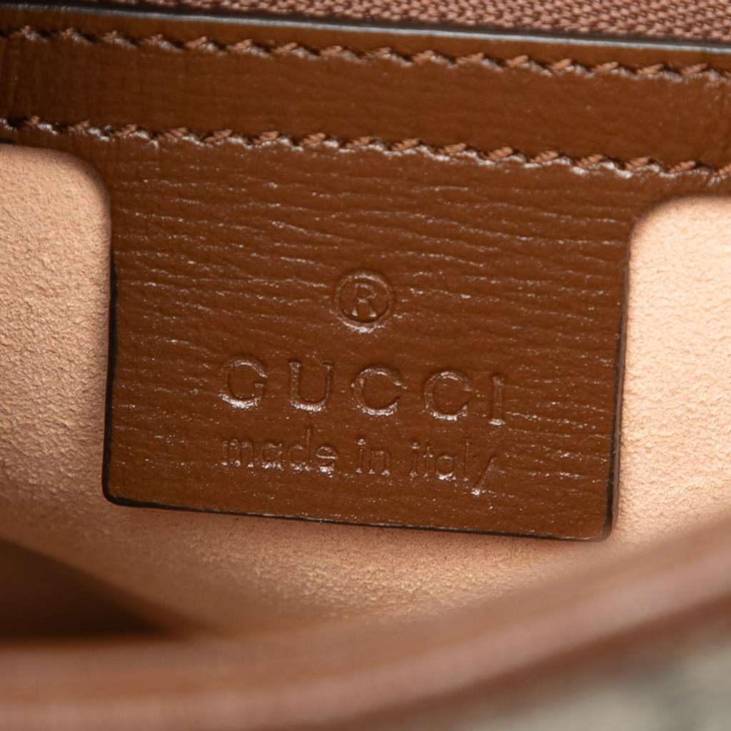 Gucci Small GG Supreme Web Jackie 1961 Crossbody Beige Canvas Good condition - Box View