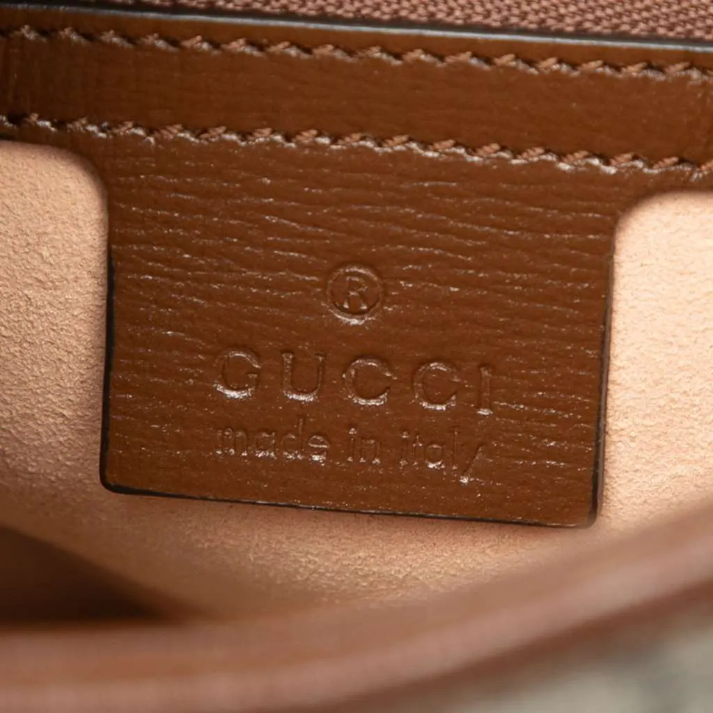 Gucci Small GG Supreme Web Jackie 1961 Crossbody Beige Canvas Very good - Box View