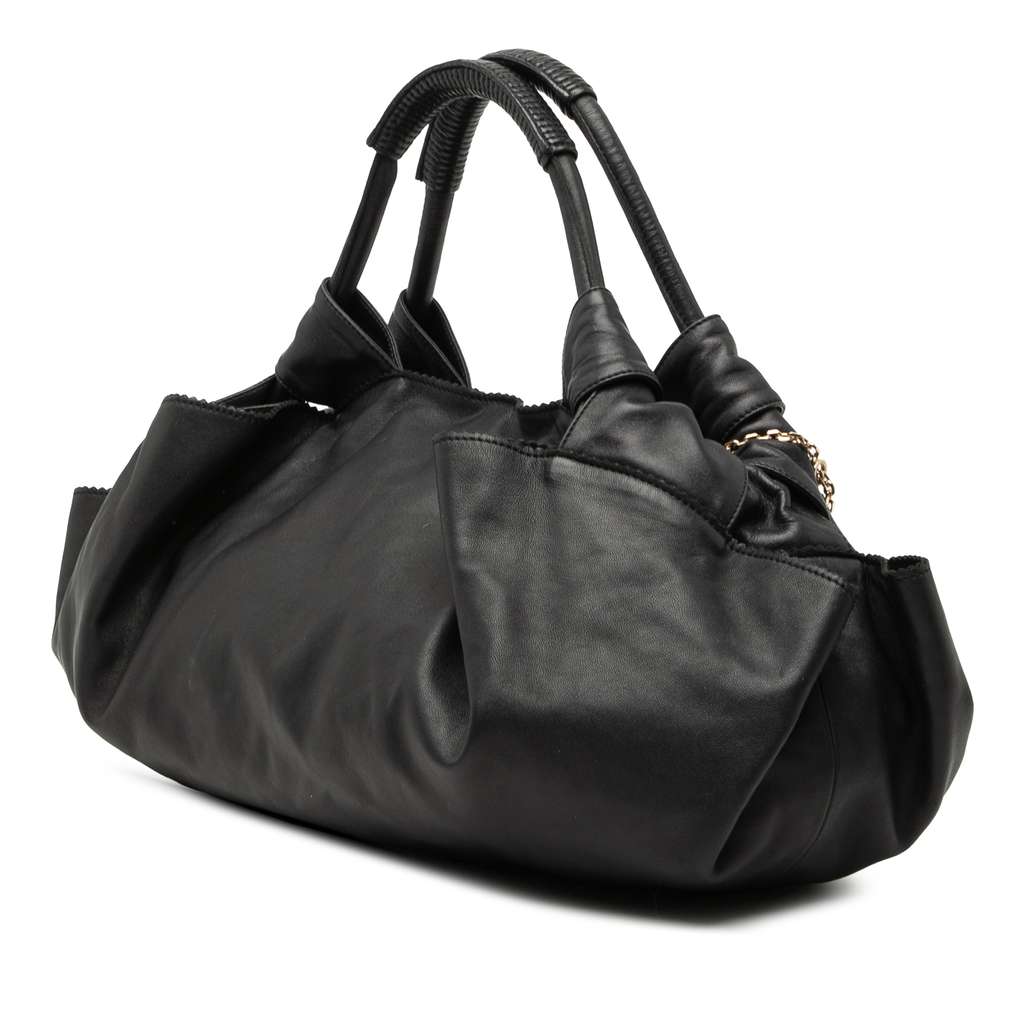 Loewe Nappa Aire Black Leather Good condition - Back View