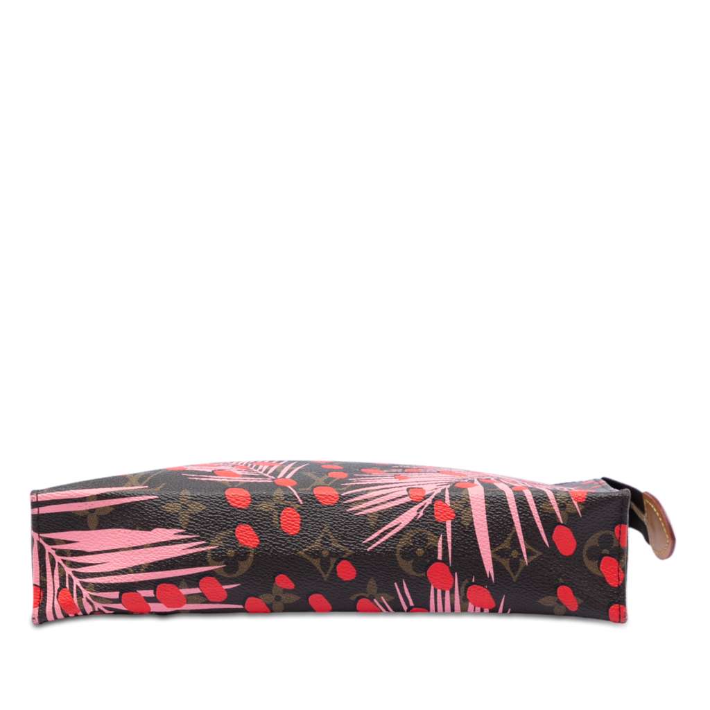 Louis Vuitton Monogram Jungle Dots Toiletry Pouch 26 Brown Good condition - Inside View