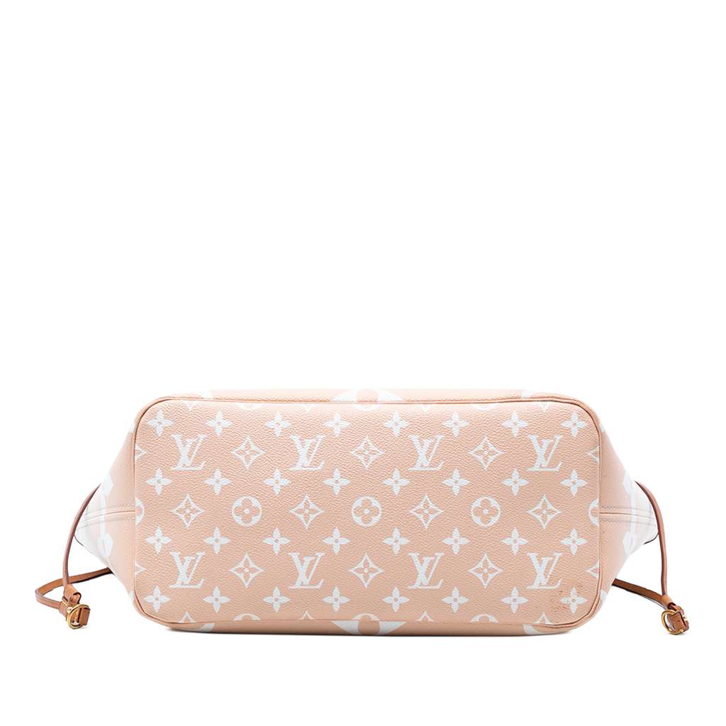 Louis Vuitton Monogram Giant By The Pool Neverfull MM Pink Good condition - Inside View