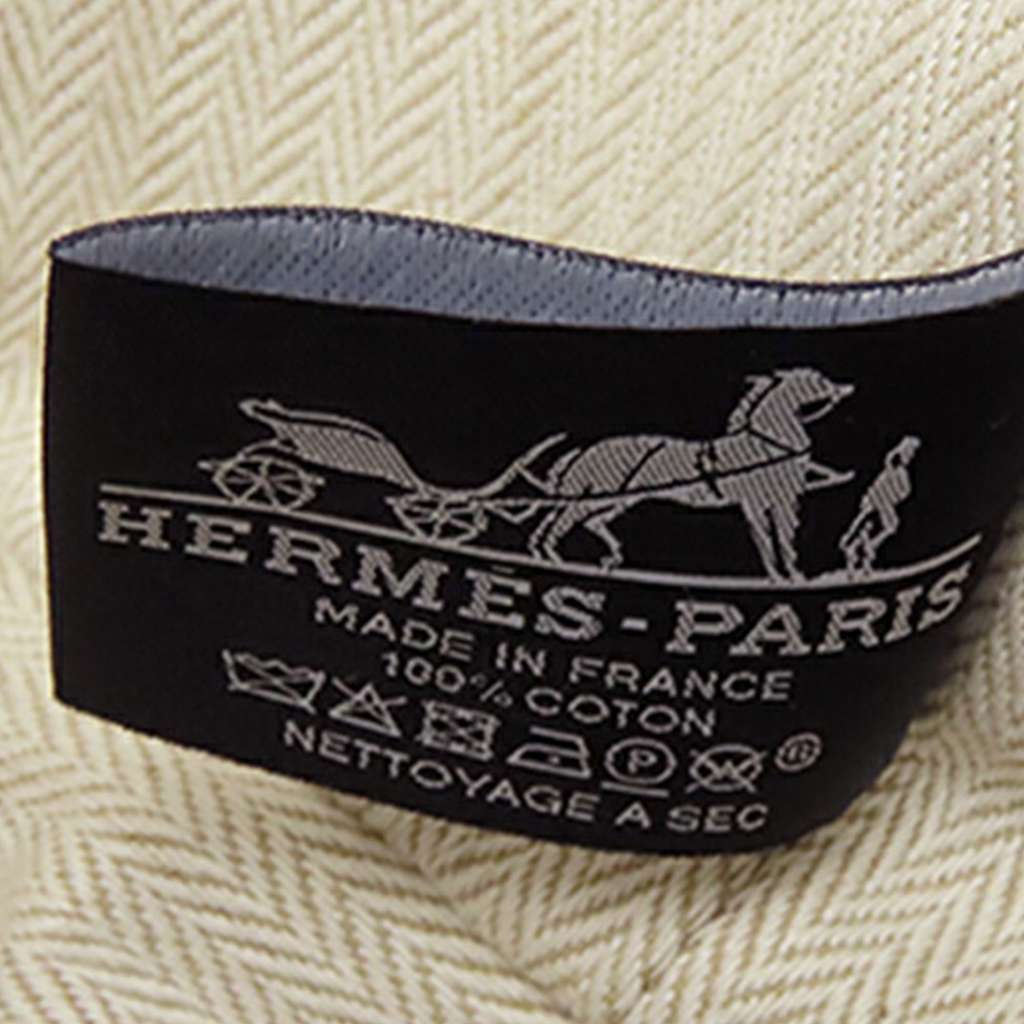 Hermès Small Toile Bride A Brac Case Blue Canvas Good condition - Box View