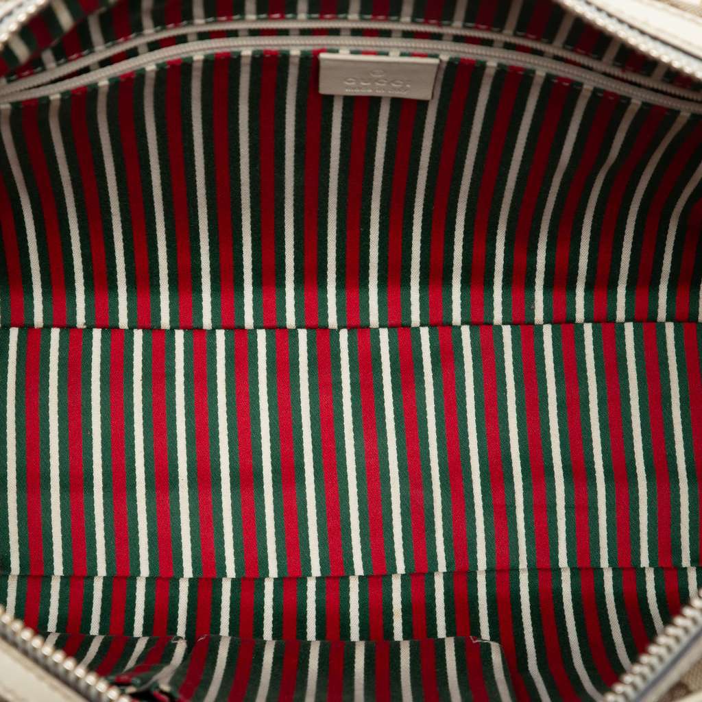 Gucci GG Canvas New Britt Shoulder Bag Beige Canvas Fair condition - Model View