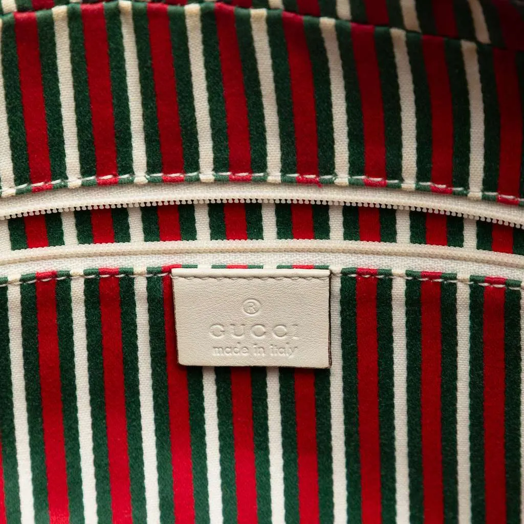 Gucci GG Canvas New Britt Shoulder Bag Beige Canvas Good - Box View