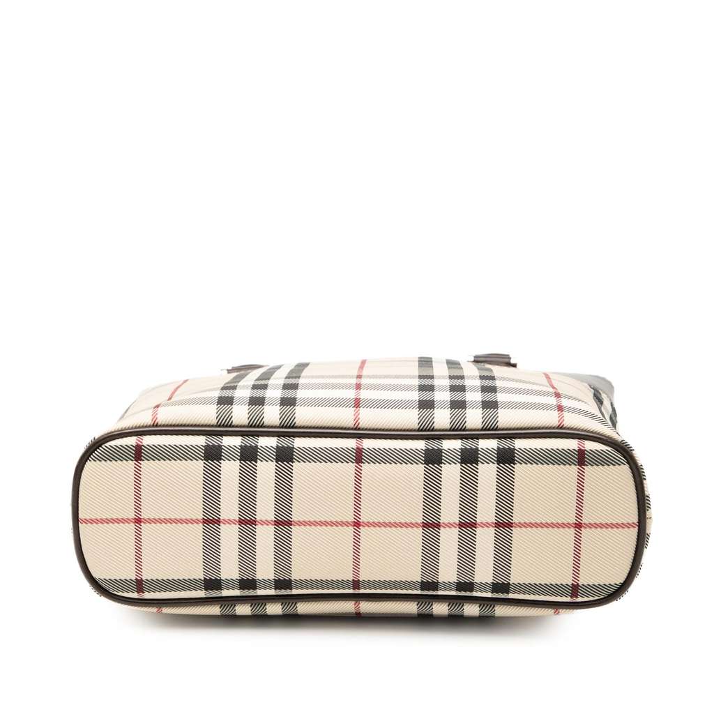 Burberry House Check Canvas Tote Beige Canvas Good condition - Inside View