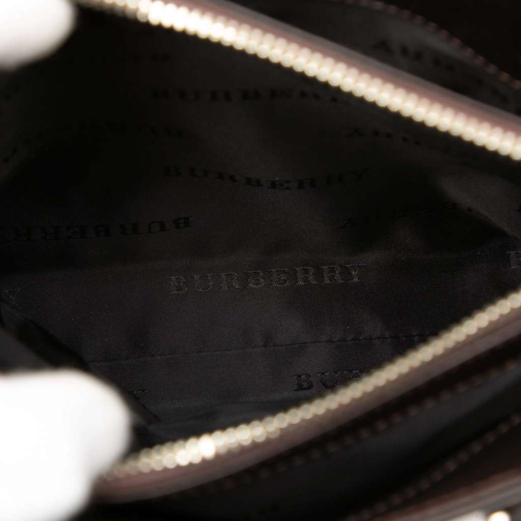 Burberry House Check Canvas Tote Beige Canvas Good condition - Model View