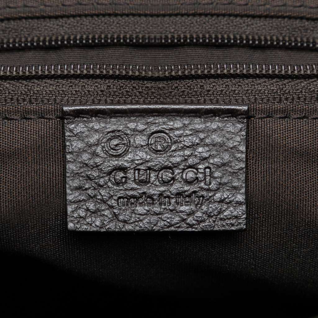 Gucci GG Denim Messenger Bag Brown Denim Good condition - Box View