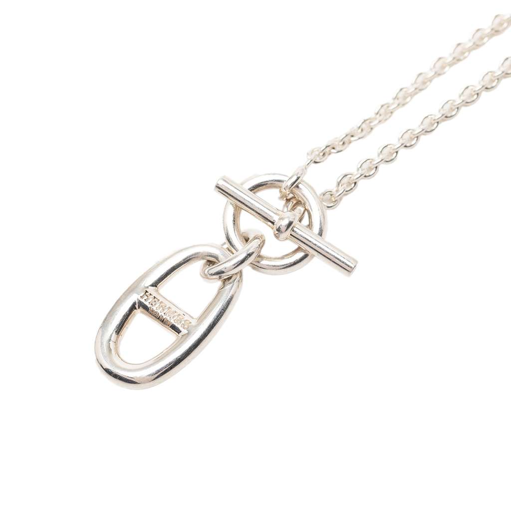 Hermès Sterling Silver Chaine d Ancre Pendant Necklace Silver Silver Good condition - Inside View