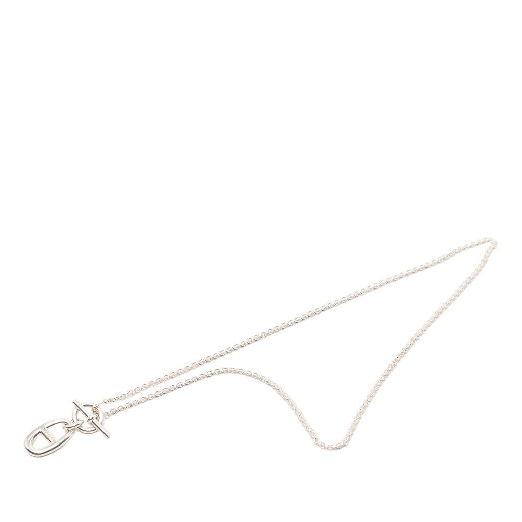Hermès Sterling Silver Chaine d Ancre Pendant Necklace Silver Silver Good condition - Model View