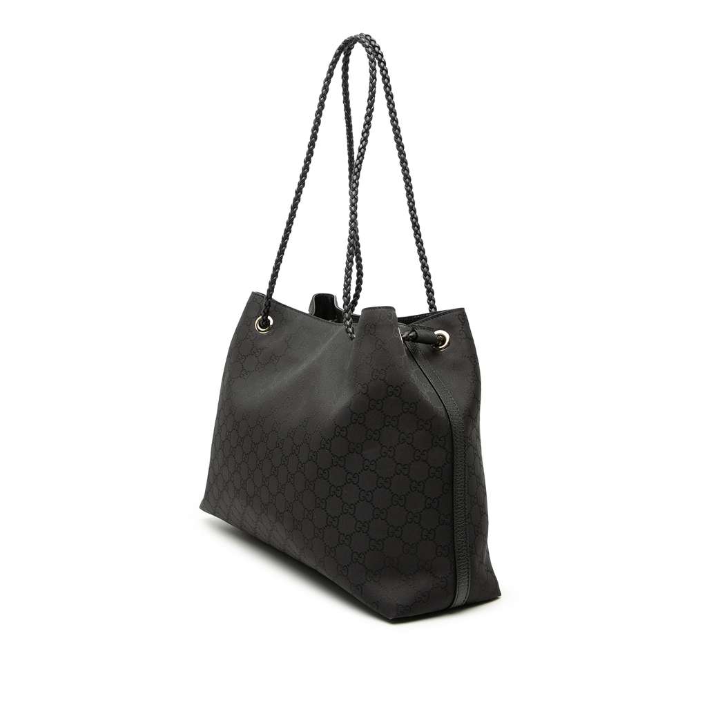 Gucci GG Nylon Gifford Tote Black Good condition - Back View
