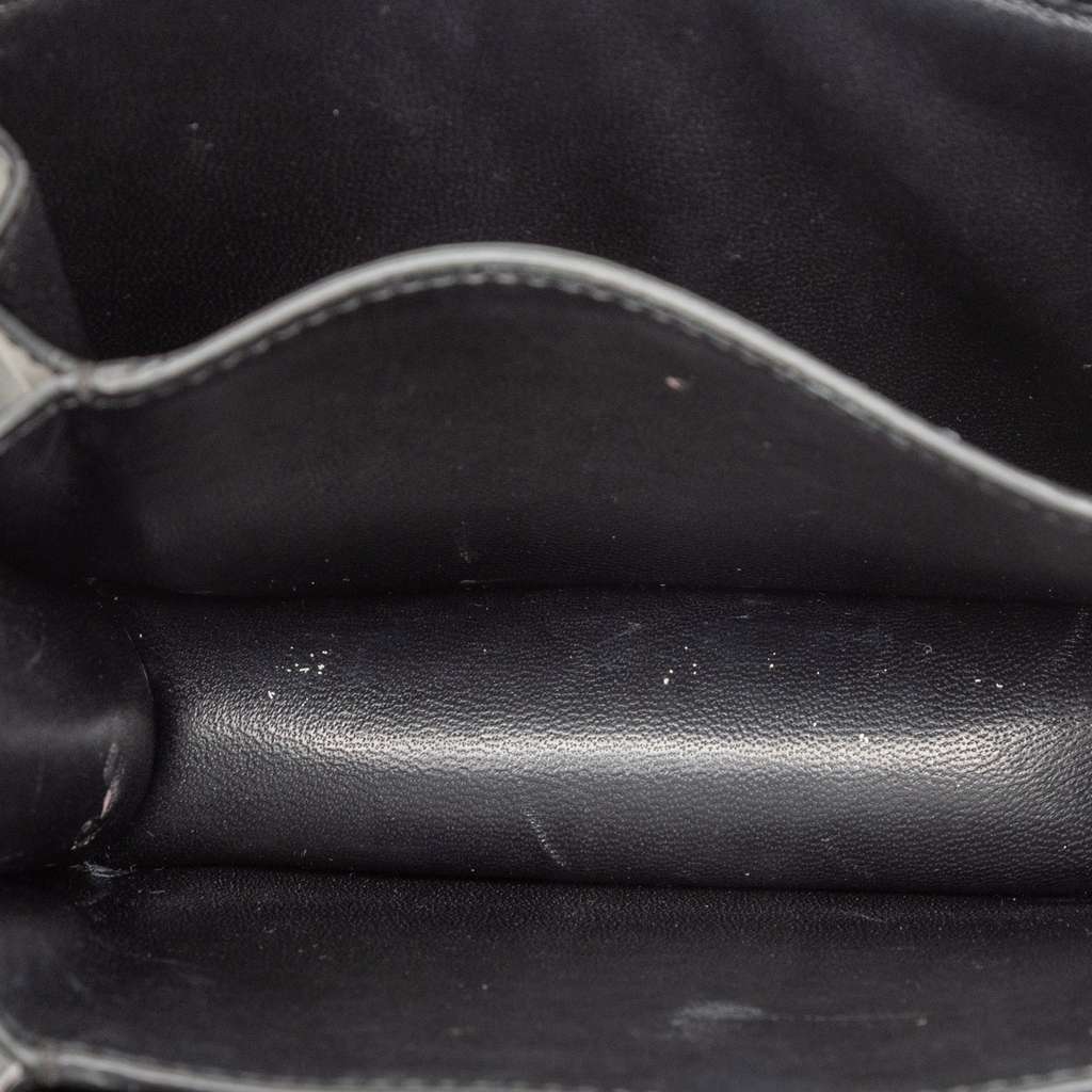 Celine Small Calfskin Classic Box Black Leather Good condition - Model View